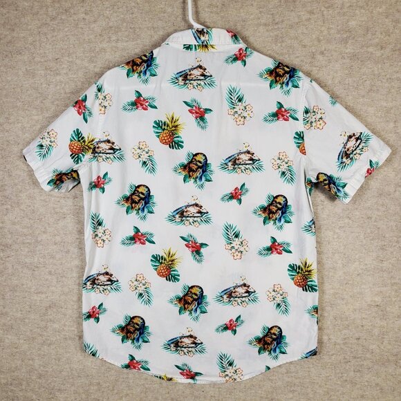 Star Wars Hawaiian Shirt, Chewbacca, Men's Medium Floral All Over Print Casual - Picture 3 of 14